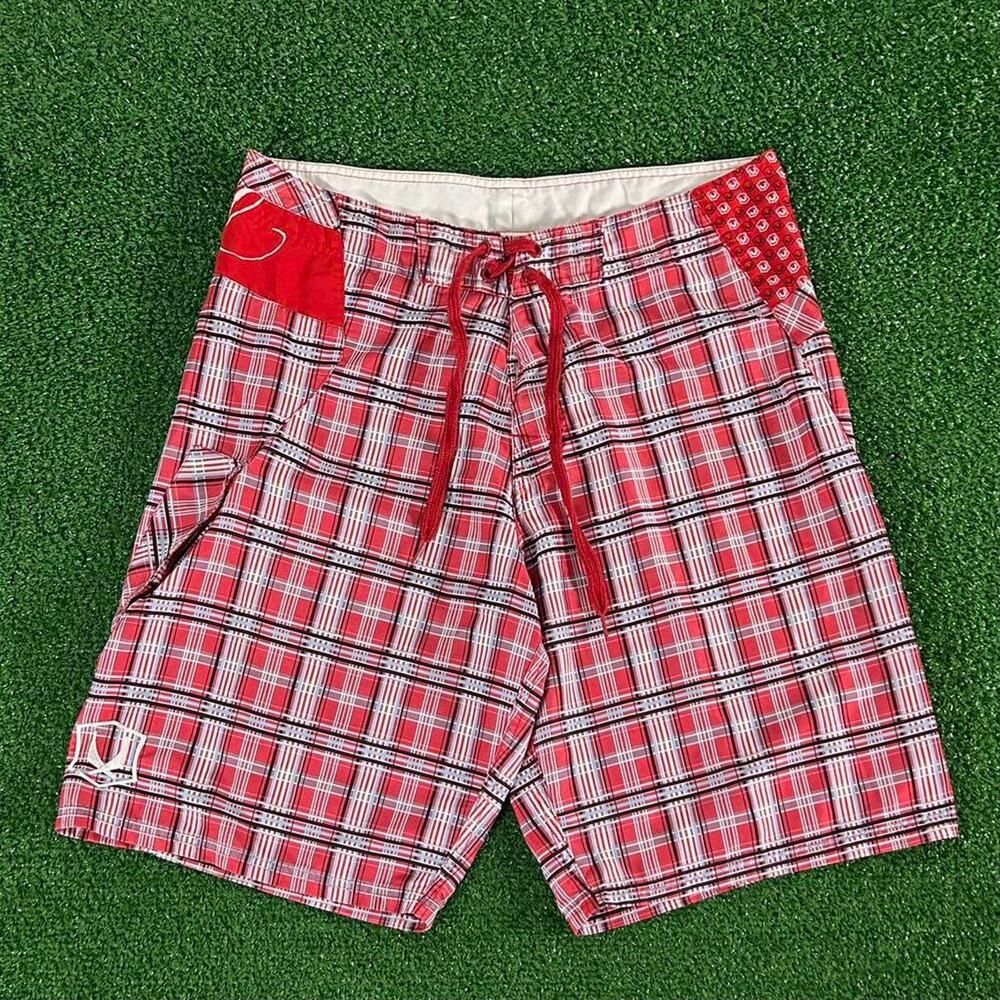Y2k redsand surfwear red white